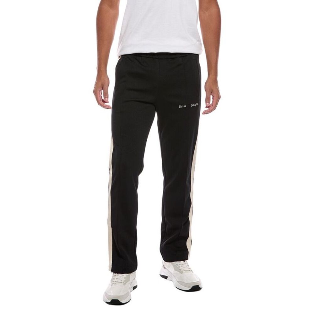 Palm Angels Mens  Classic Logo Track Pant, White